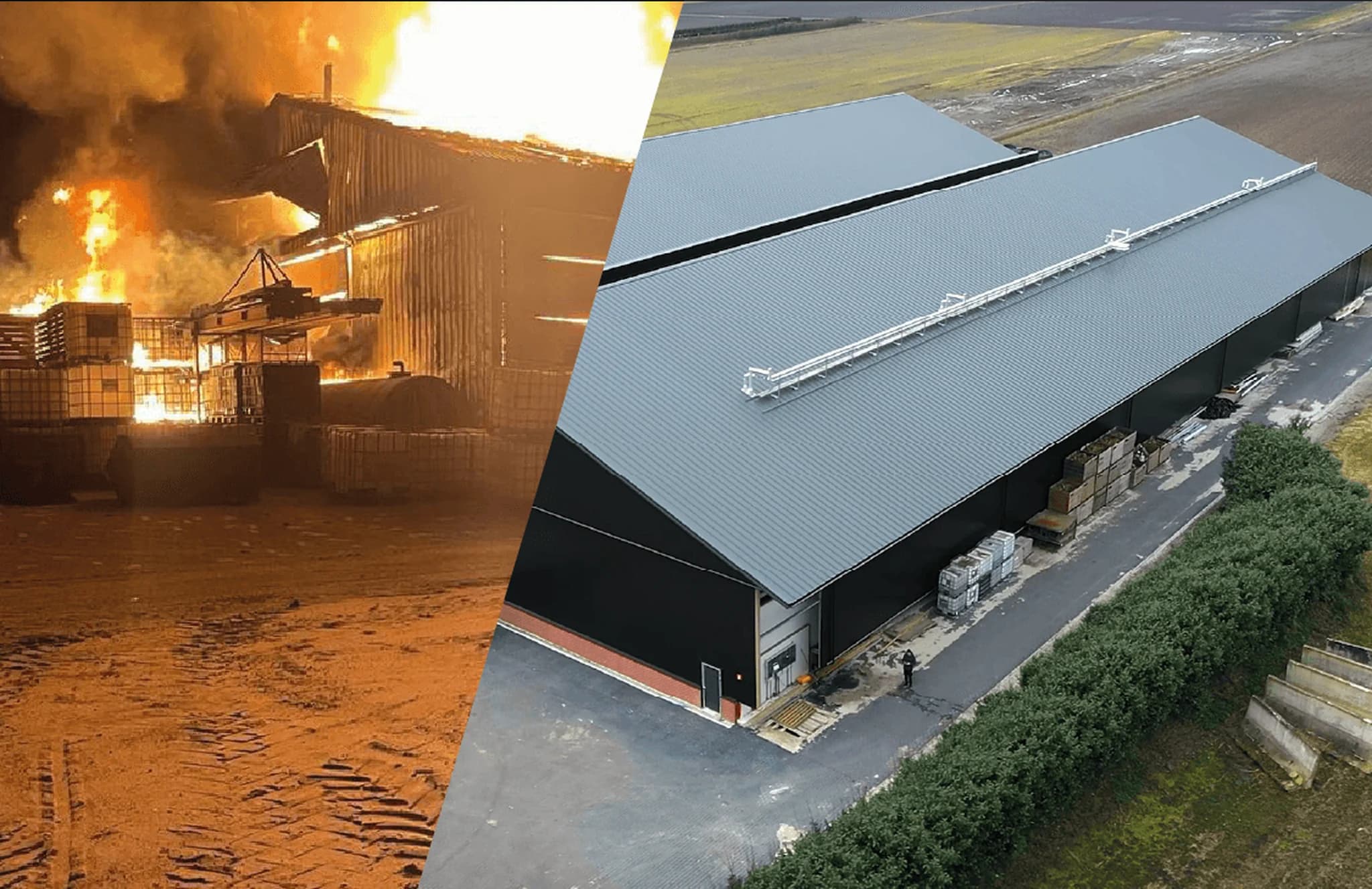 Nieuwe bewaarloods van akkerbouwbedrijf Schrage